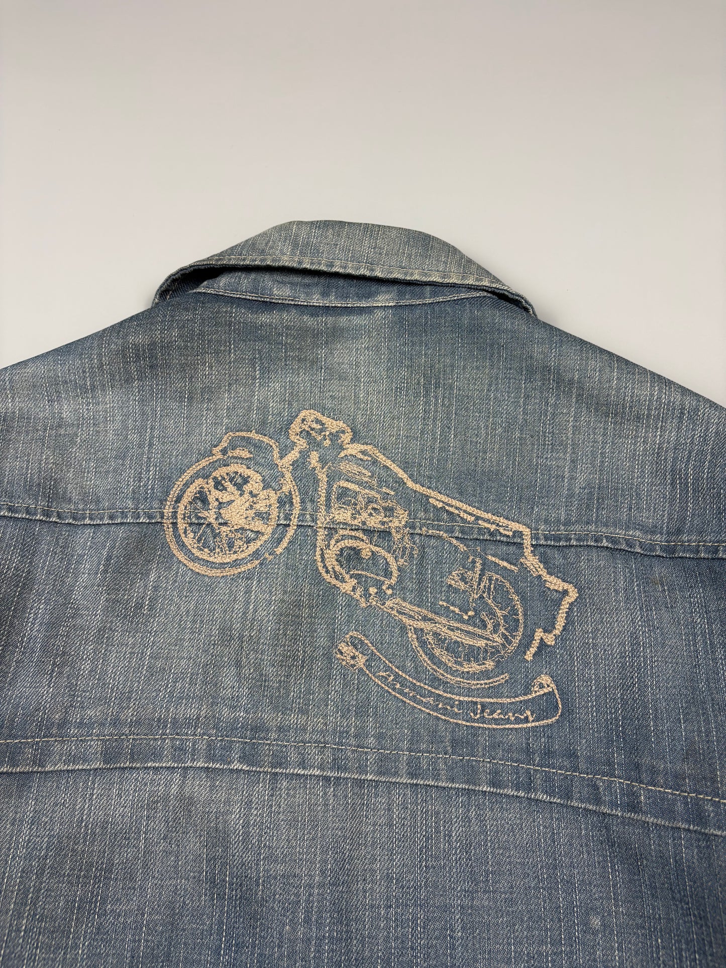Armani Jeans 2000s Indigo Denim Jacket (S)