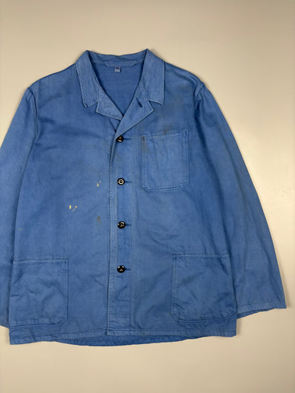 Vintage 1970s French Work Chore Jacket (L)