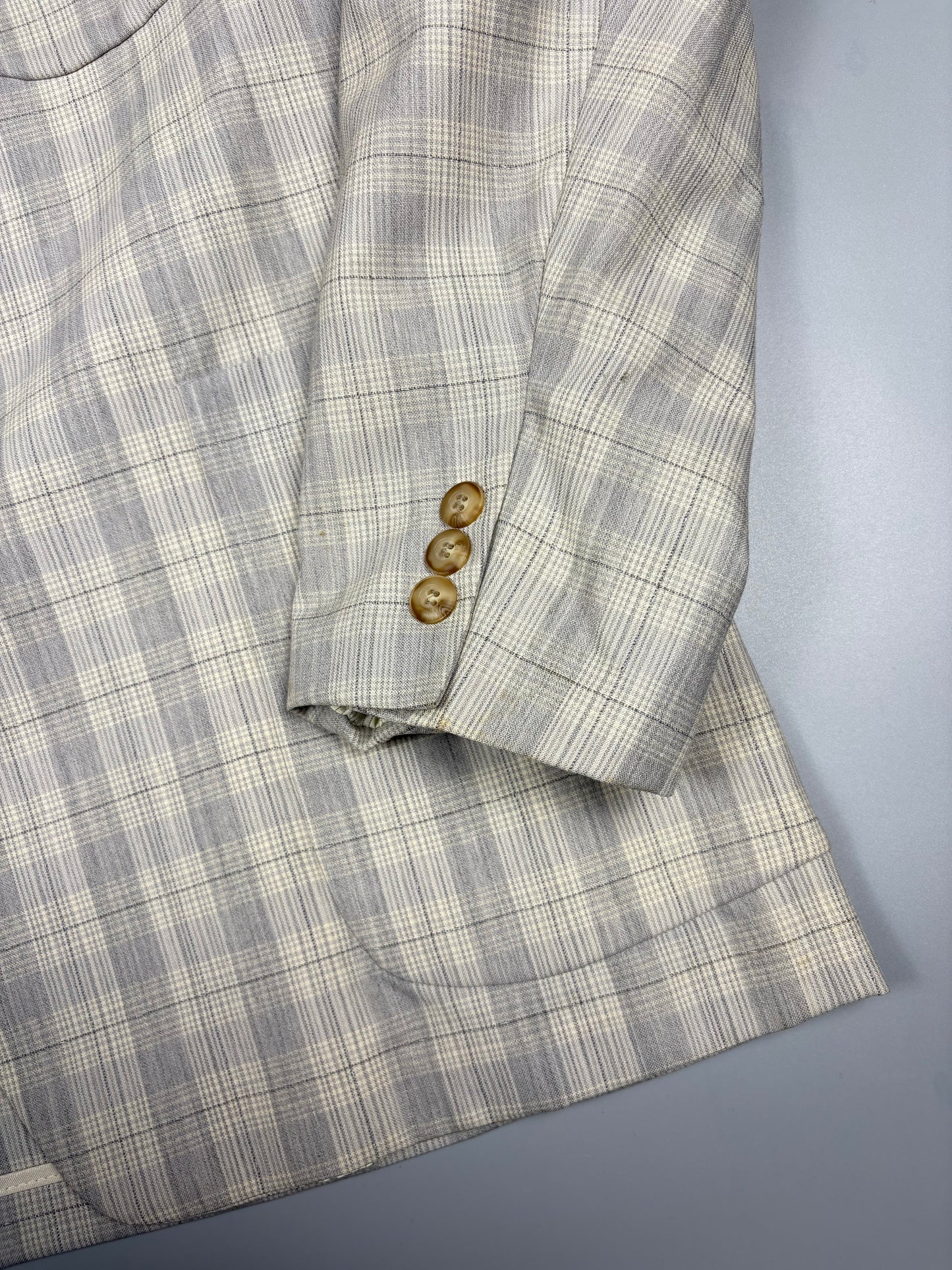 CP Company by Massimo Osti Checkered Grey Blazer (L)