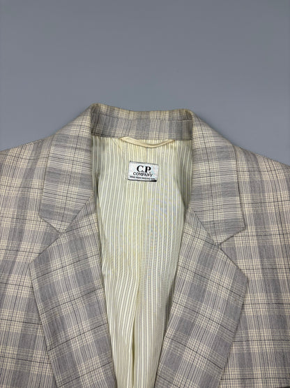 CP Company by Massimo Osti Checkered Grey Blazer (L)
