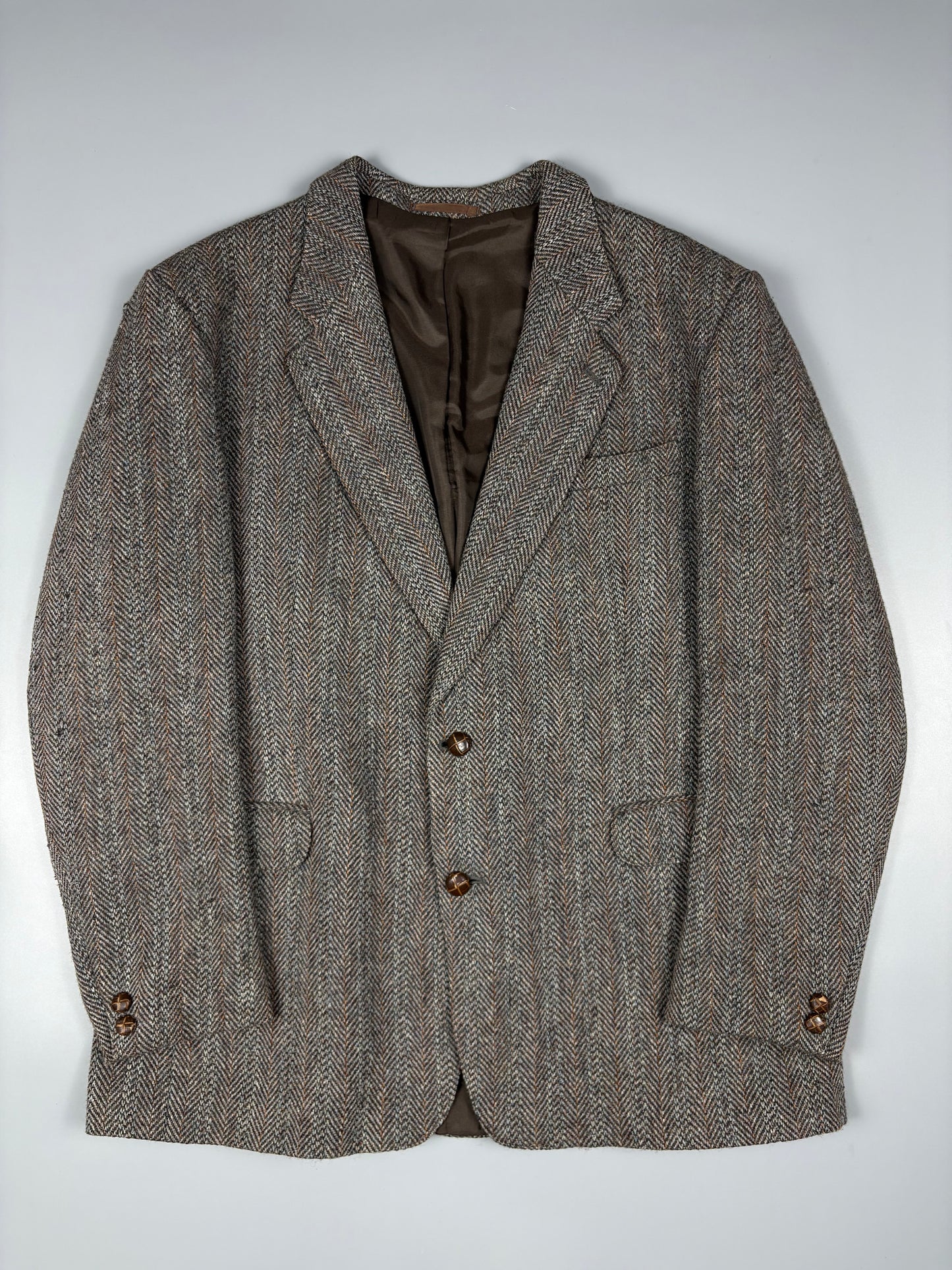 Vintage 1980s Harris Tweed Blazer (L)