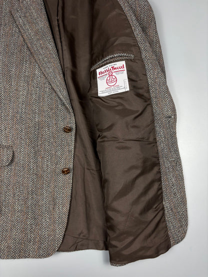 Vintage 1980s Harris Tweed Blazer (L)