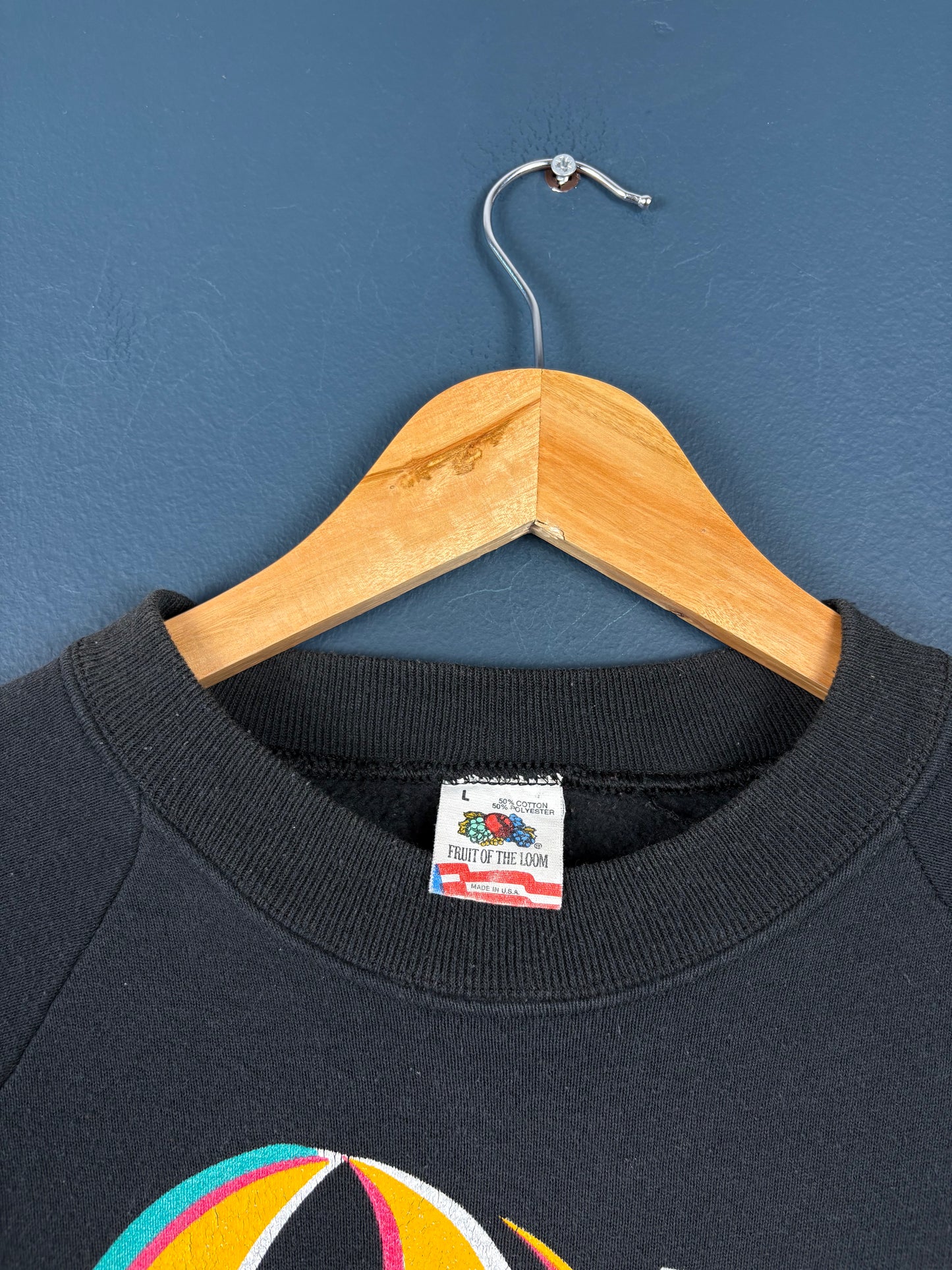 Vintage 1989 Kentucky Derby Black FotL Sweatshirt (L)