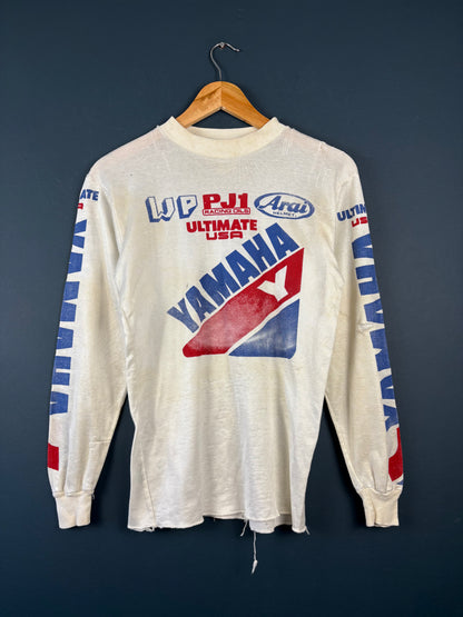 Vintage 1980s Yamaha Motorcross Longsleeve Jersey (S/M)