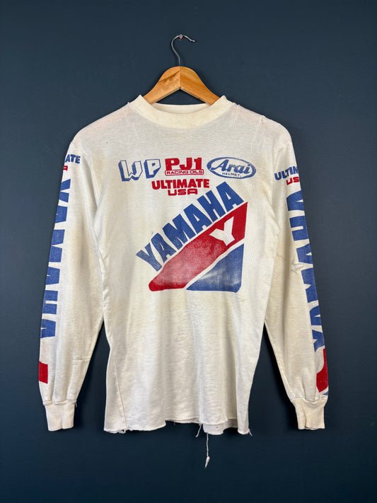 Vintage 1980s Yamaha Motorcross Longsleeve Jersey (S/M)