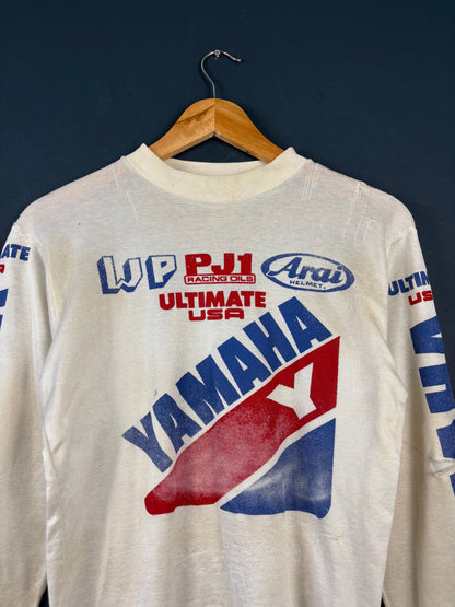 Vintage 1980s Yamaha Motorcross Longsleeve Jersey (S/M)