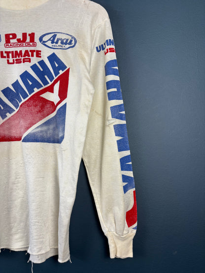 Vintage 1980s Yamaha Motorcross Longsleeve Jersey (S/M)