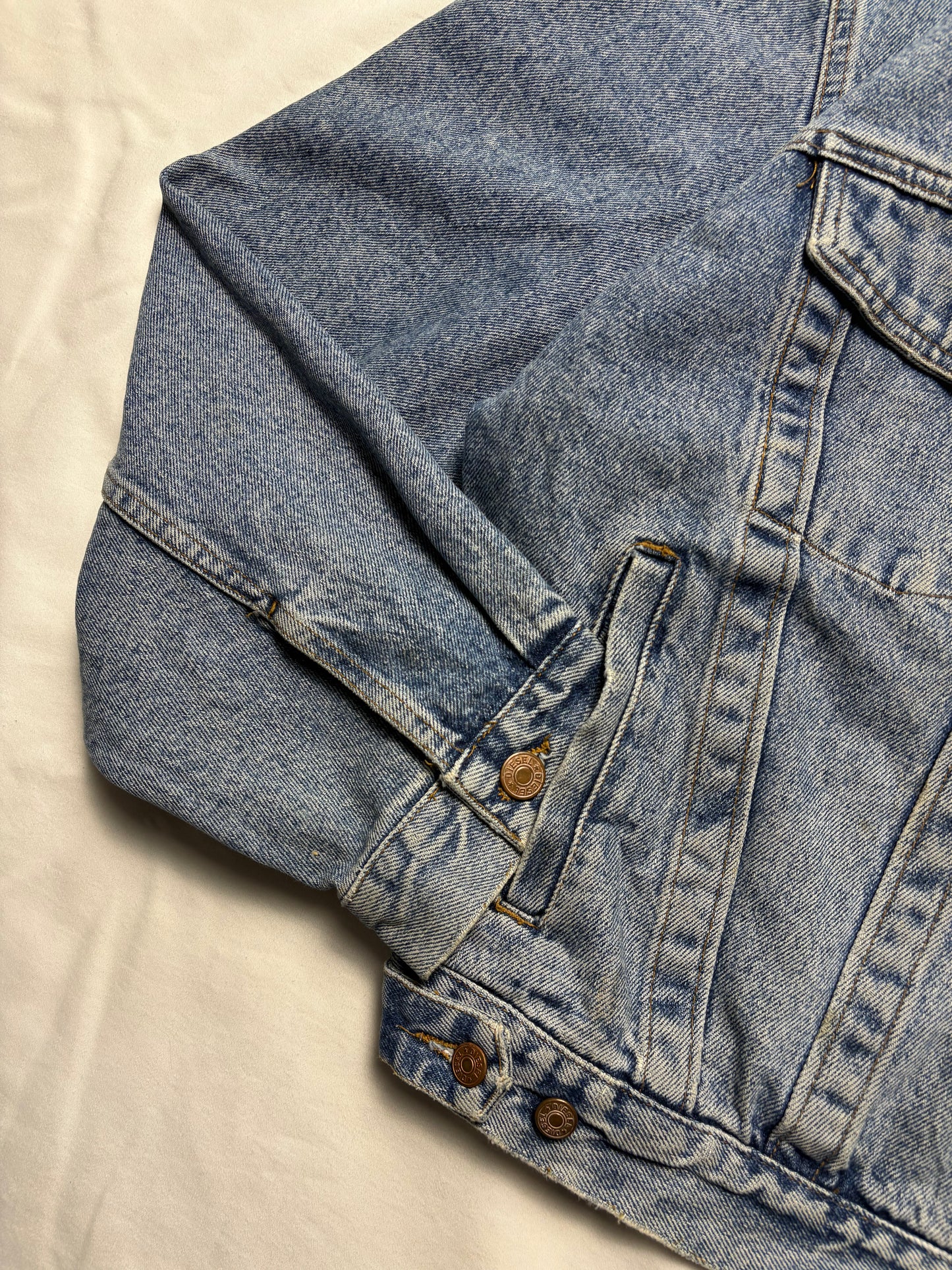 Vintage Diesel Light Wash Denim Jacket (XL)