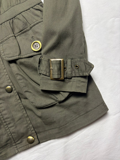 Miss Sixty 2000s Olive Green Over Coat (women's XS)