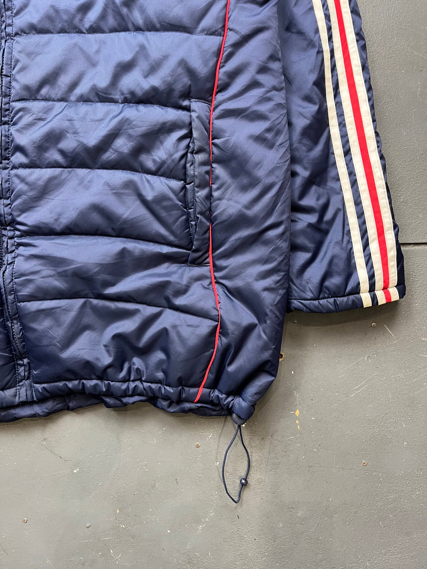 2000s Adidas France Football Puffer Jacket  [M]