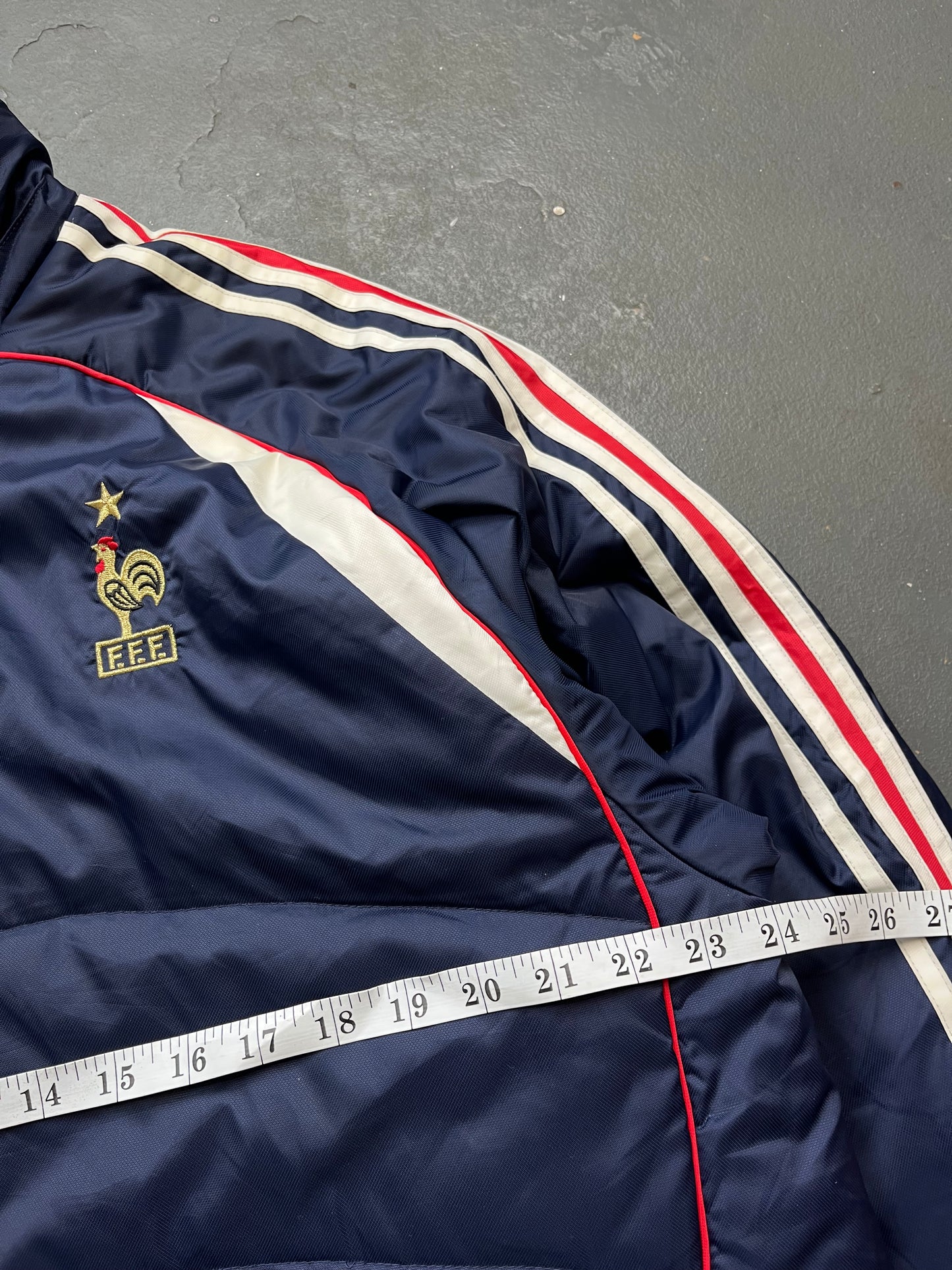 2000s Adidas France Football Puffer Jacket  [M]