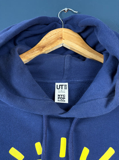 Early 2000s Keith Haring x Uniqlo Navy Hoodie (S)