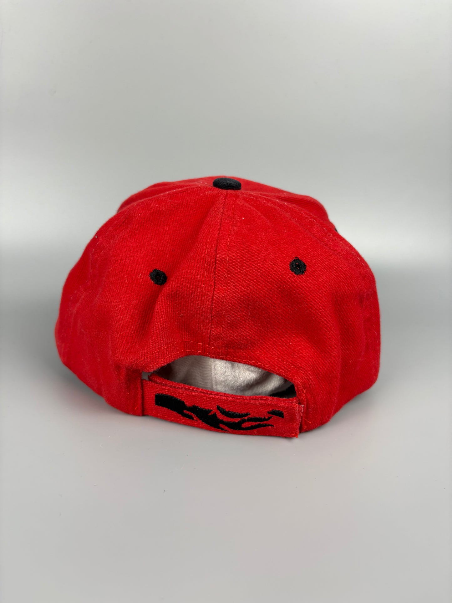 Vintage Racing Stripes Red Trucker Hat