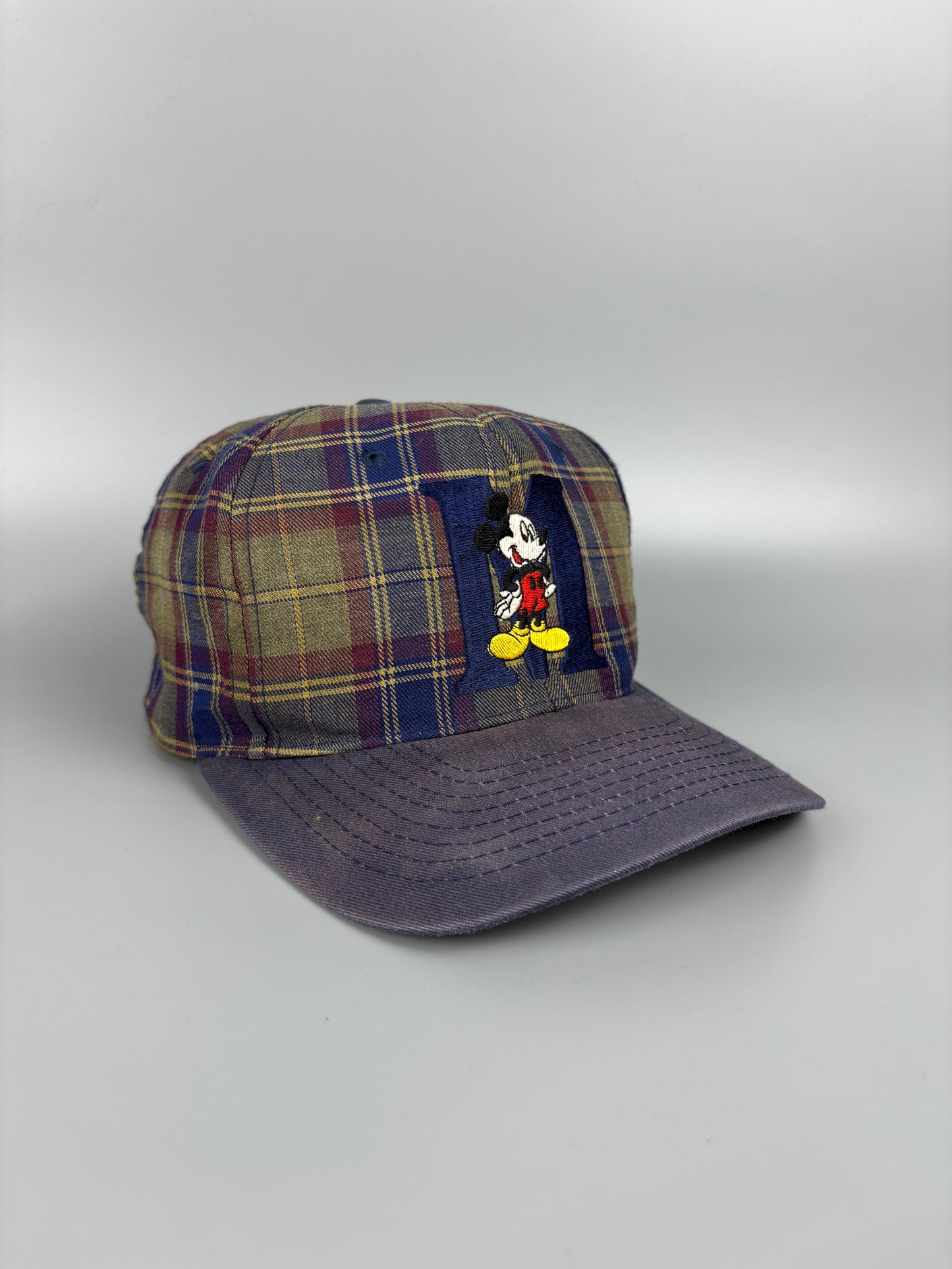 Vintage Disney Plaid Trucker Hat