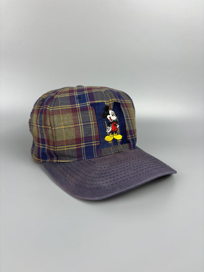 Vintage Disney Plaid Trucker Hat