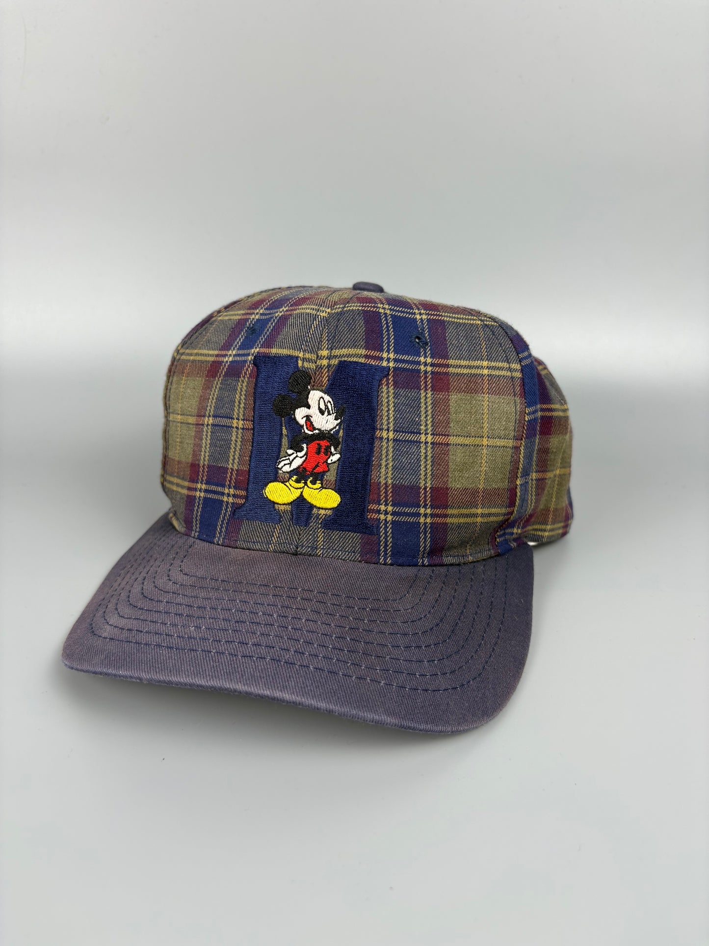 Vintage Disney Plaid Trucker Hat