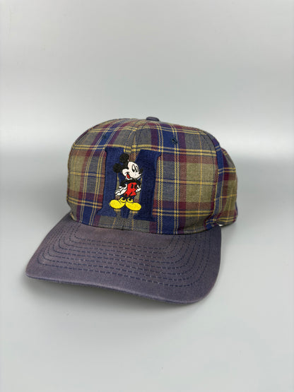 Vintage Disney Plaid Trucker Hat