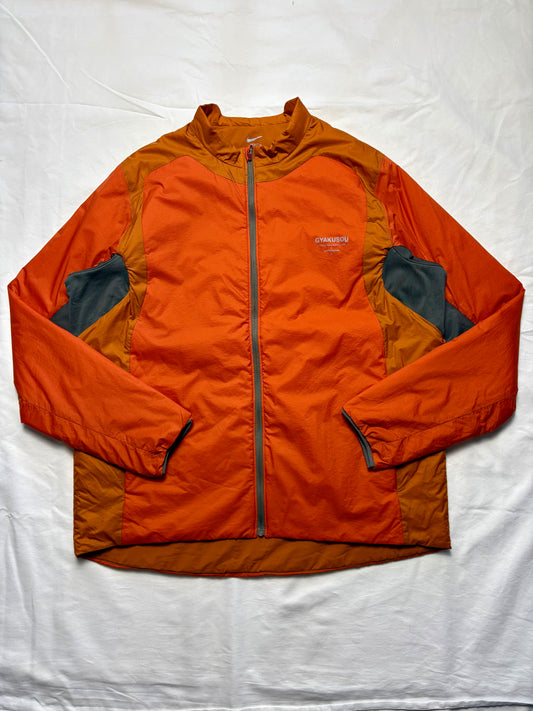 Nike Undercover 2011 Zip Up Solid Orange Insulated Jacket (3XL)