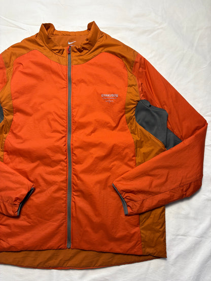 Nike Undercover 2011 Zip Up Solid Orange Insulated Jacket (3XL)