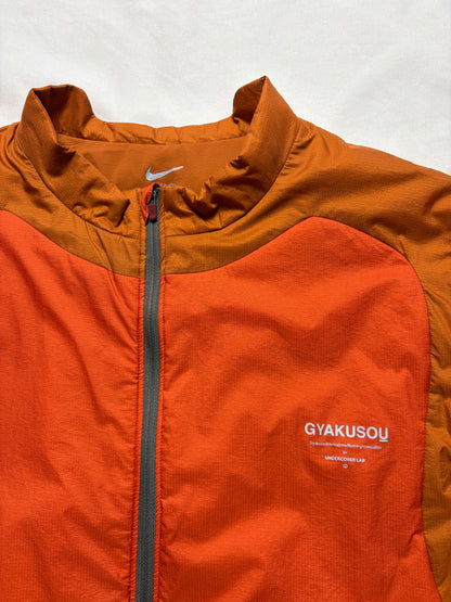Nike Undercover 2011 Zip Up Solid Orange Insulated Jacket (3XL)