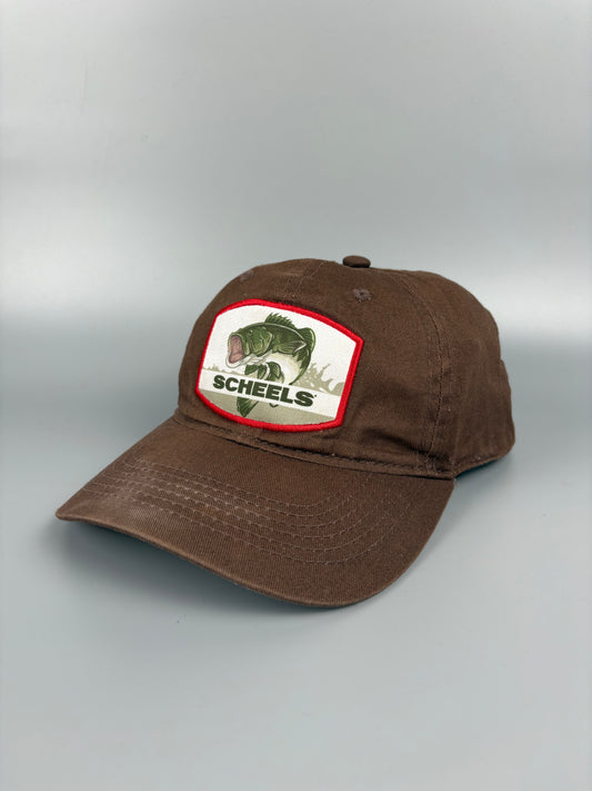 Vintage Scheels Brown Fishing Hat