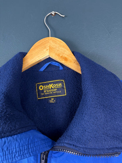 Vintage 90s Osh Kosh Fleece Lined Blue Bodywarmer (M)