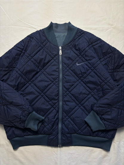 Nike Reversible 90s Diamond Stitch Bomber Jacket (L)