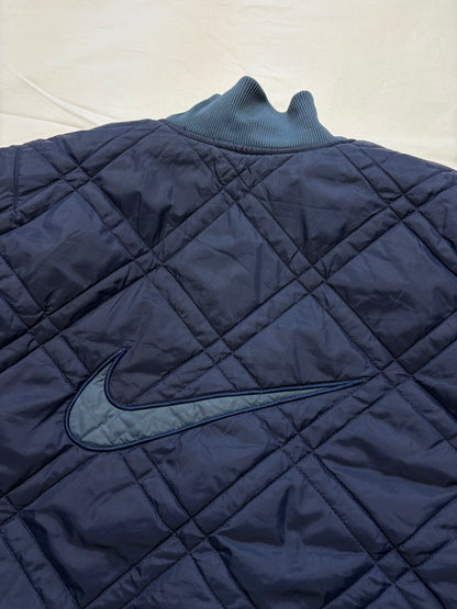 Nike Reversible 90s Diamond Stitch Bomber Jacket (L)