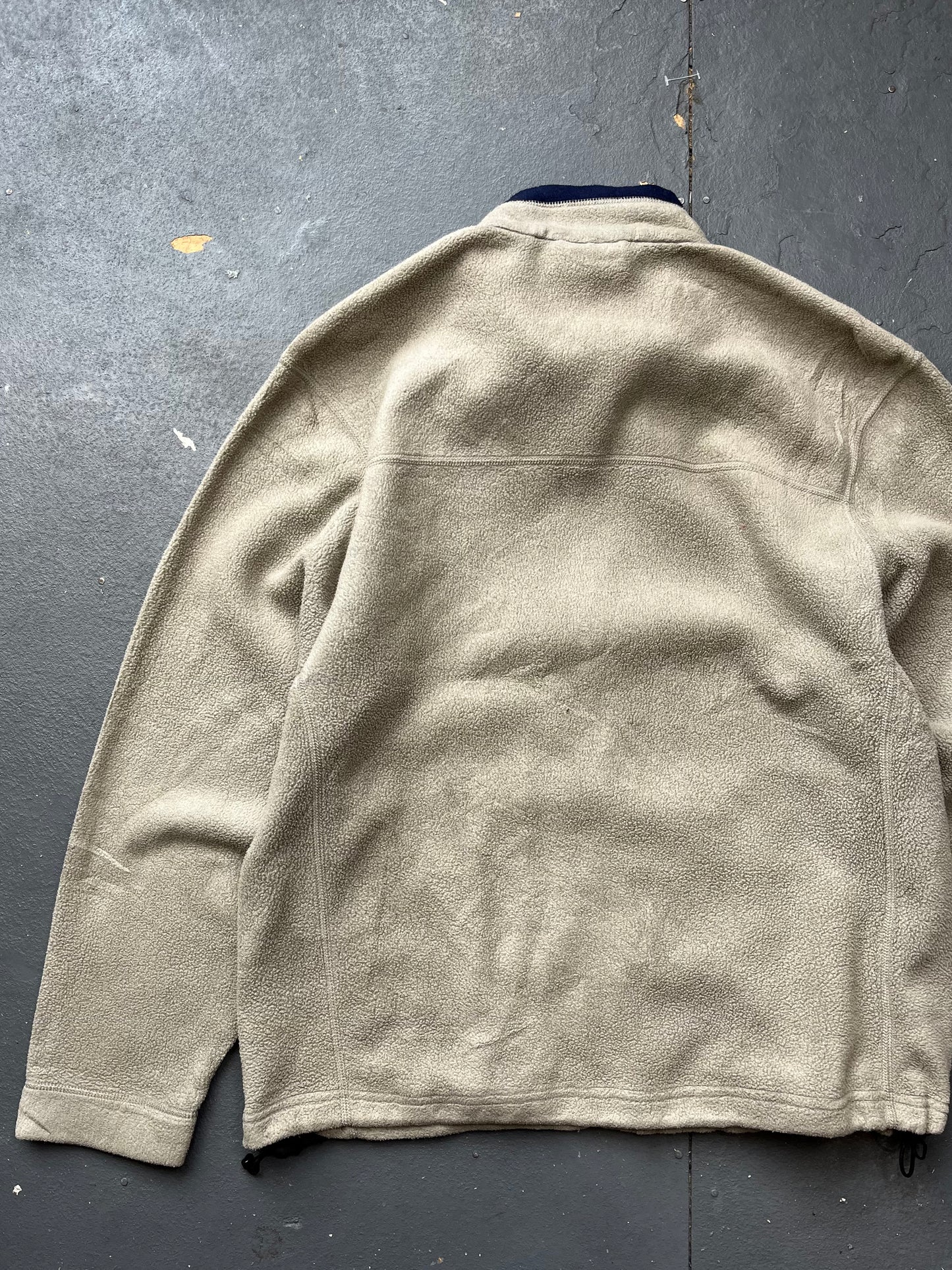 90s Timberland Weather Gear Cream Polartec Zip-up Fleece  [L]