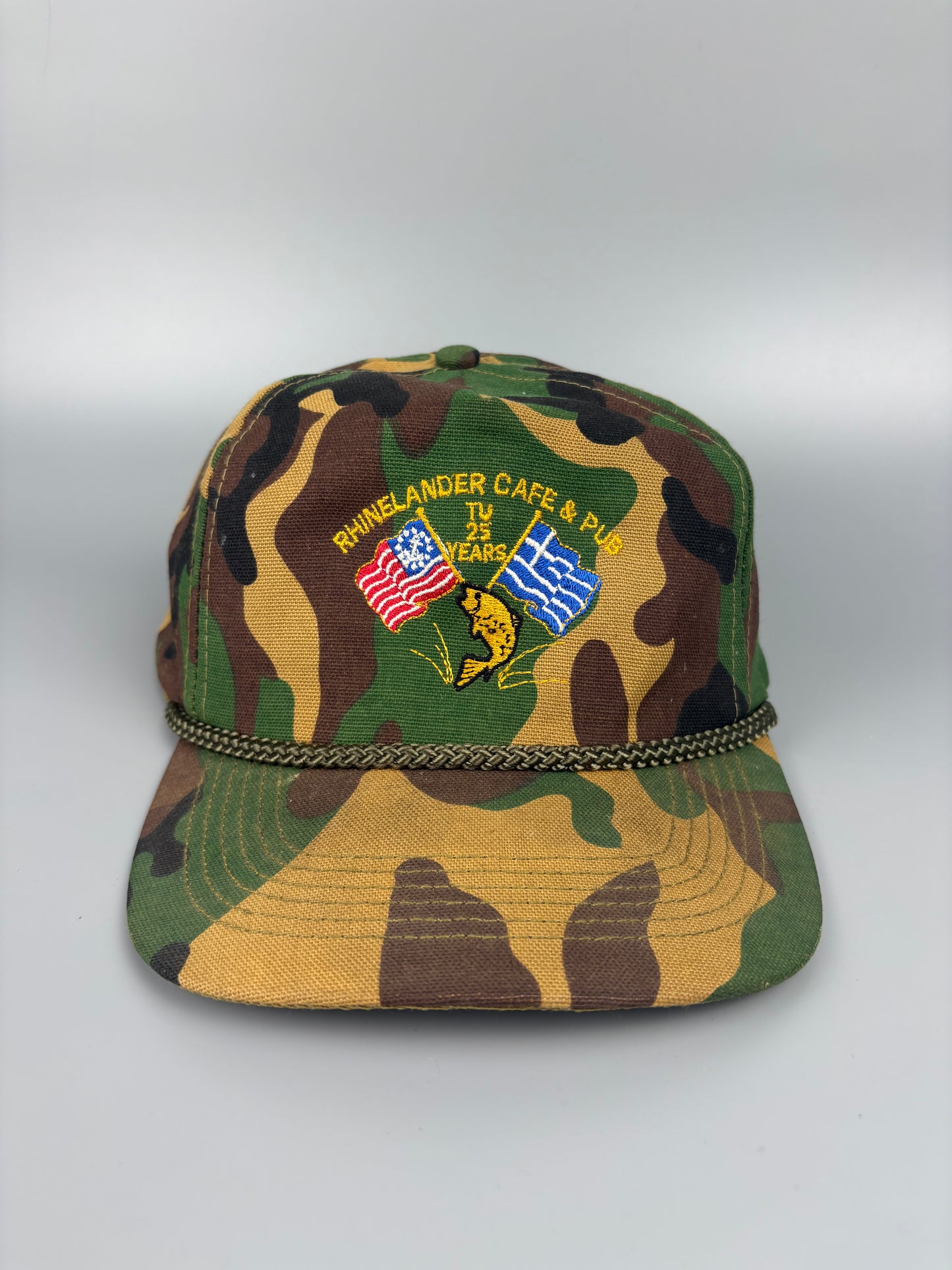 Vintage Flags Camo Trucker Hat