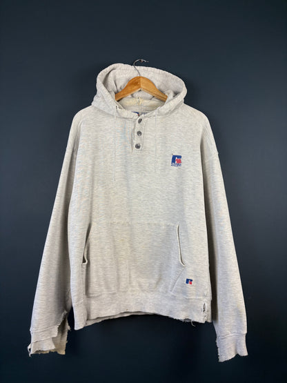 Vintage 90s Russell Athletic USA Made Thrashed Hoodie (L)
