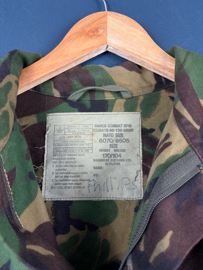 Vintage 80s British Army DPM Combat Smock Jacket (M)