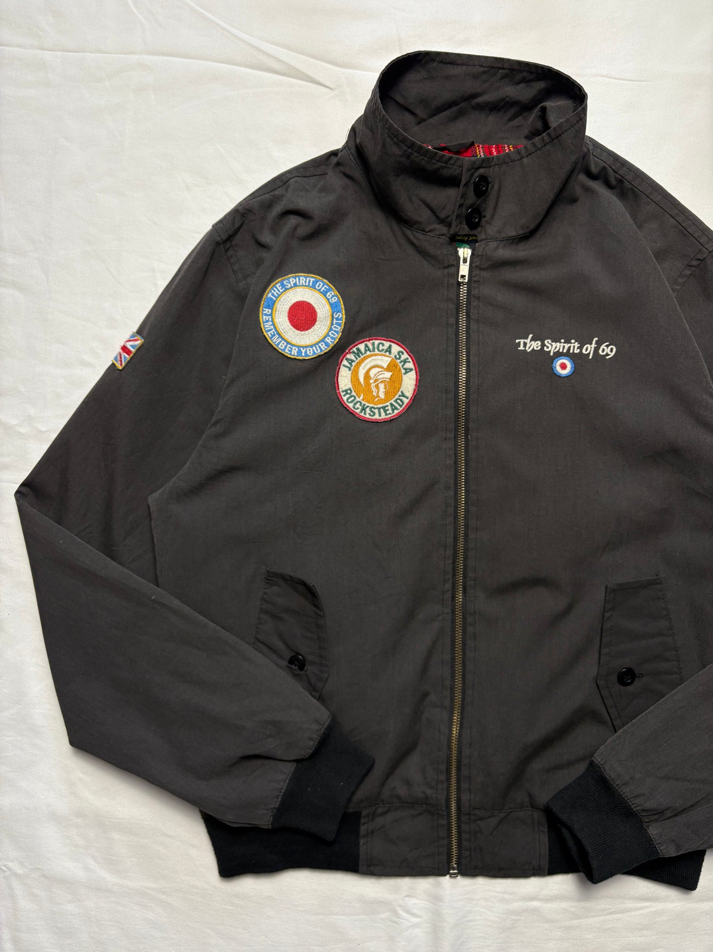 Spirit of '69 Ska Plaid Lined Harrington Jacket (M)