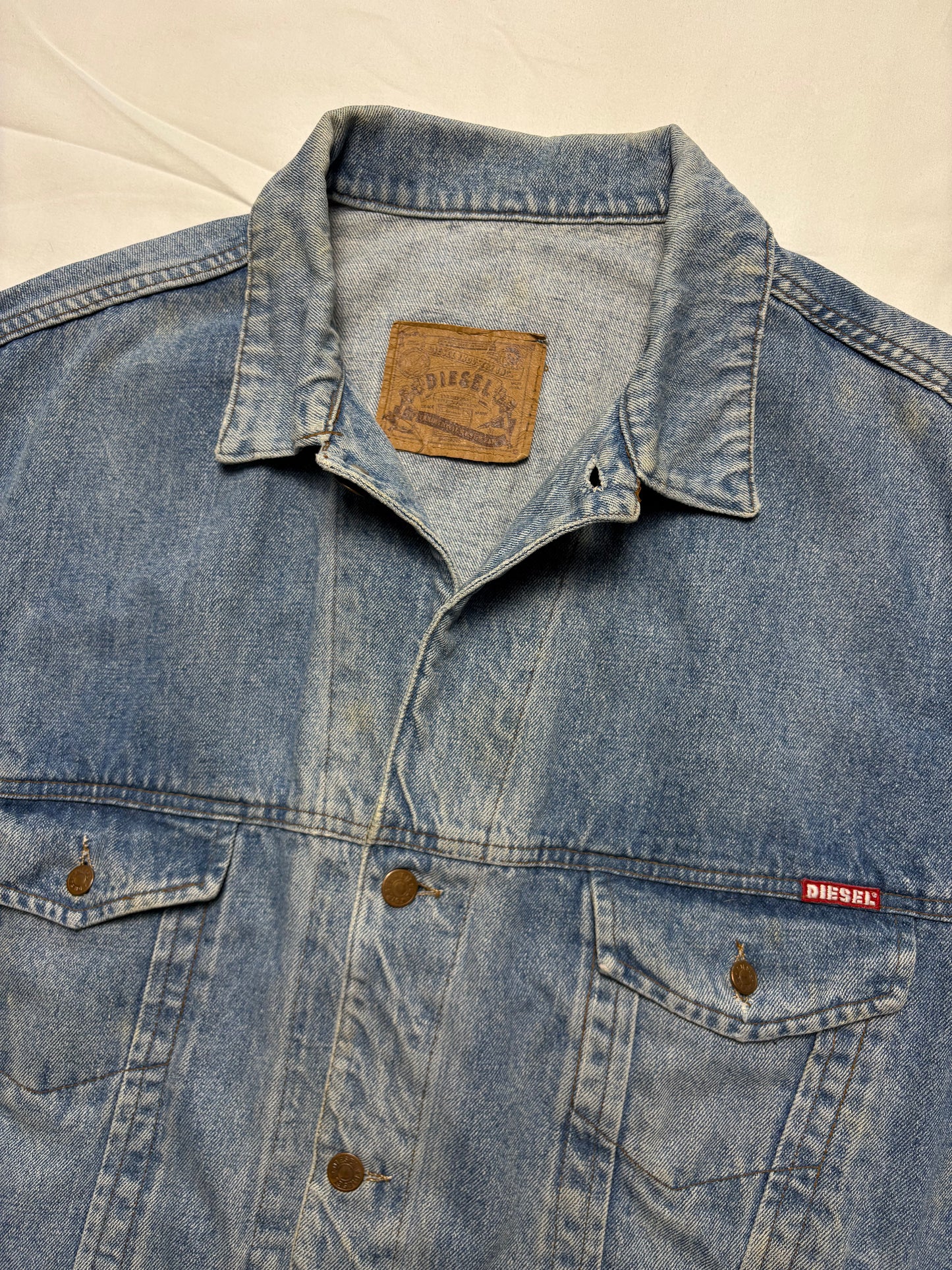 Diesel Industry 90s Cut-off Denim Jacket (XL)