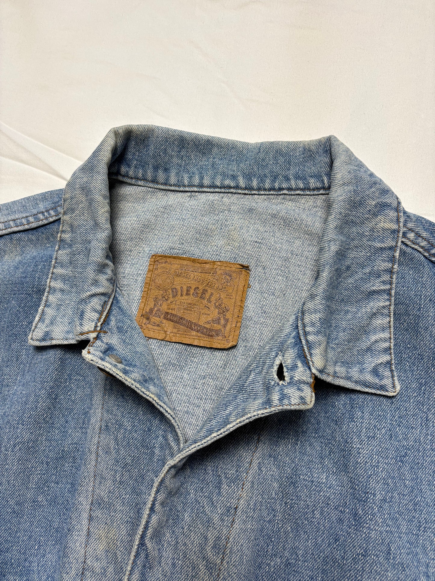 Diesel Industry 90s Cut-off Denim Jacket (XL)