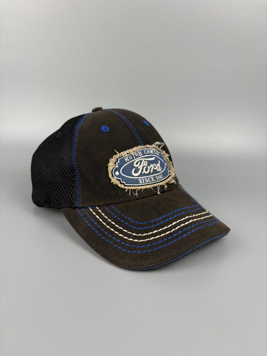Vintage Ford Cars Black Trucker Hat