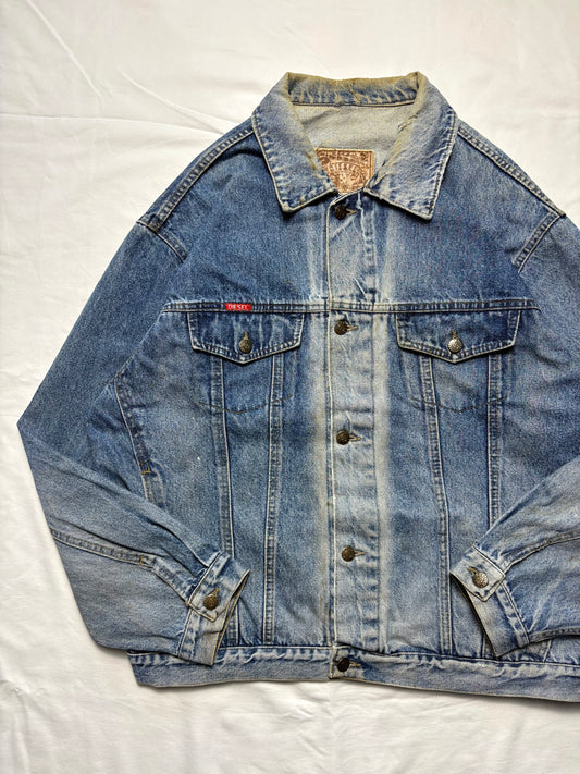 Diesel Industry 90s Blue Wash Denim Jacket (L)