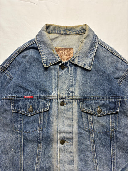 Diesel Industry 90s Blue Wash Denim Jacket (L)