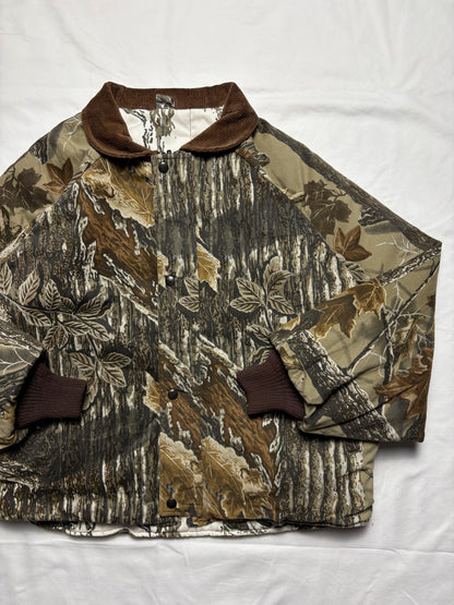 RealTree + Snow Camo 90s Reversible Chore Jacket (L)