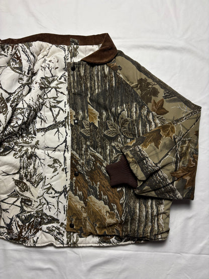 RealTree + Snow Camo 90s Reversible Chore Jacket (L)
