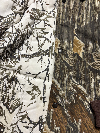 RealTree + Snow Camo 90s Reversible Chore Jacket (L)