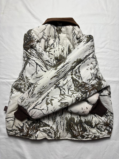 RealTree + Snow Camo 90s Reversible Chore Jacket (L)