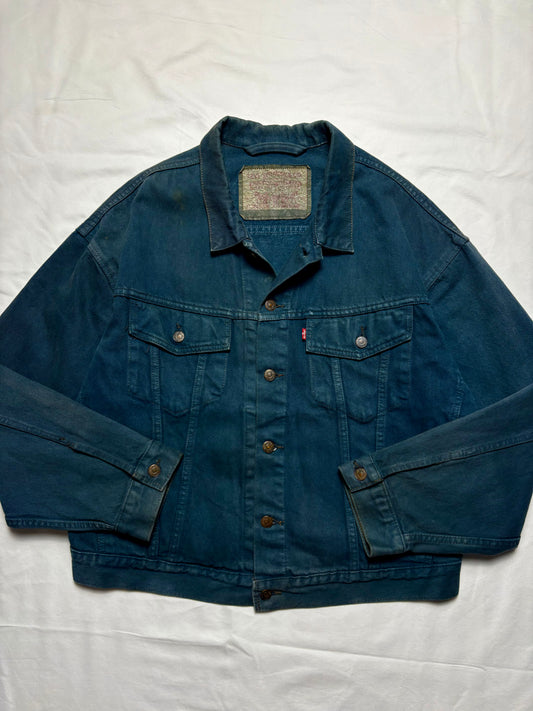 Levi's Overdyed 90s Navy Denim Tucker Jacket (L)