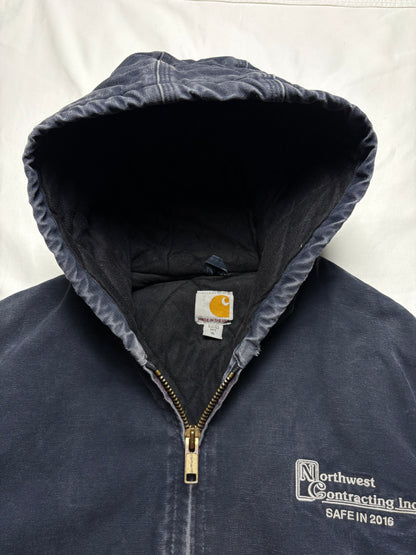 Carhartt Workwear 90s Navy Blue Active Jacket (XL)