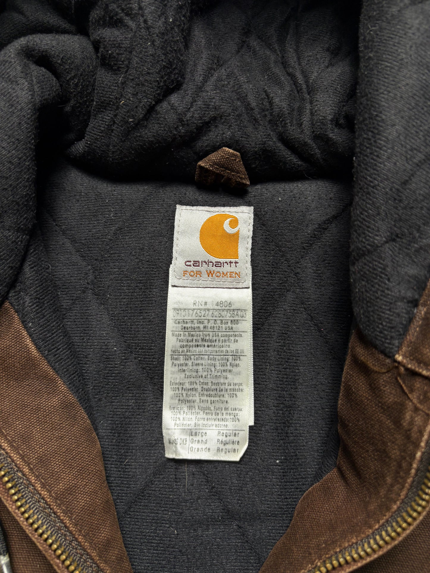 Carhartt Workwear 90s Brown Active Jacket (women's L)