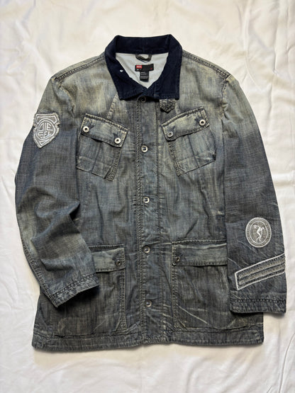 Vintage Diesel Industry Denim Field Jacket (women's L)