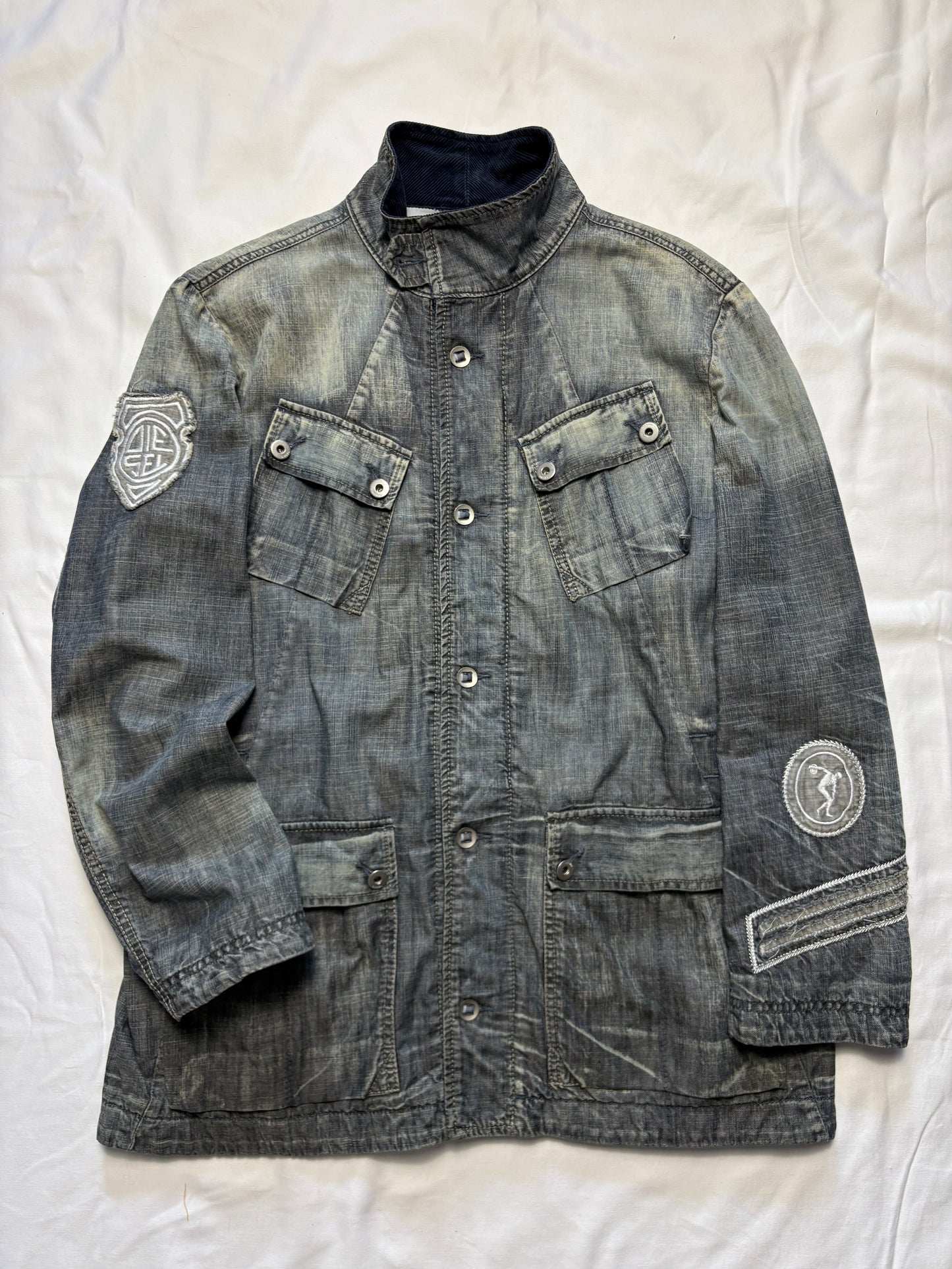 Vintage Diesel Industry Denim Field Jacket (women's L)