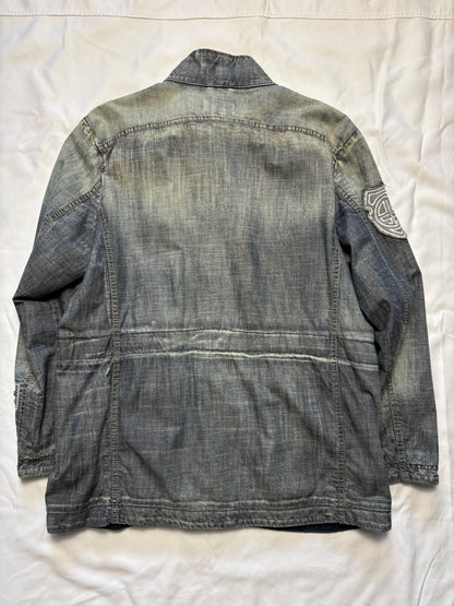 Vintage Diesel Industry Denim Field Jacket (women's L)