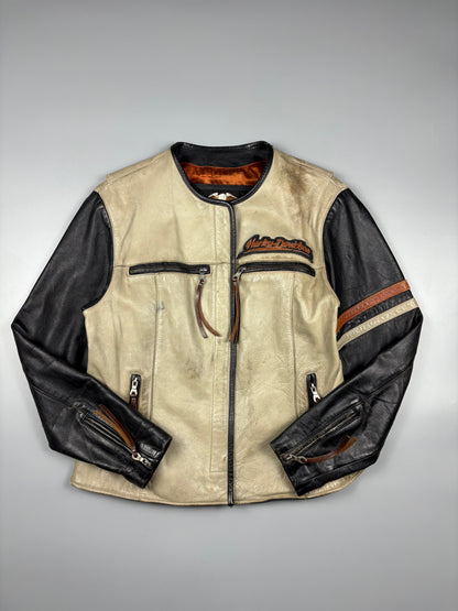 Vintage 1990s Harley Davidson Leather Jacket (women's M)