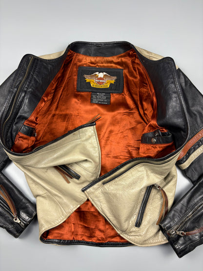Vintage 1990s Harley Davidson Leather Jacket (women's M)